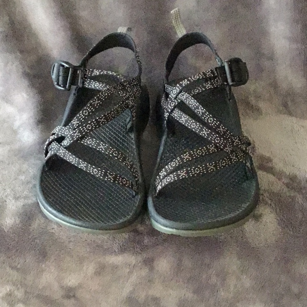 Black double strap Chacos